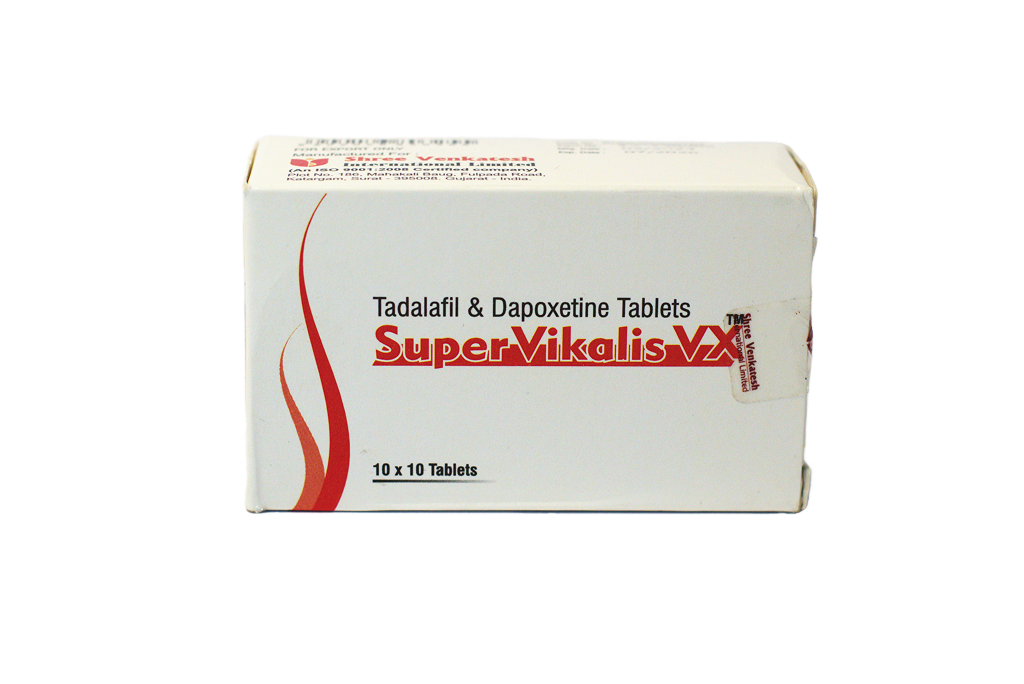 Prednja strana kutije Super Vikalis VX 80mg sa oznakom 10 x 10 tableta