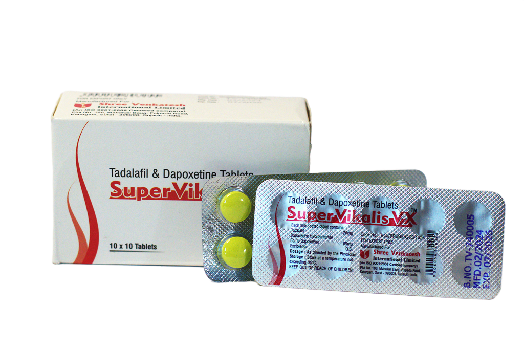 Kutija Super Vikalis VX 80mg od 10 x 10 tableta sa dva blistera postavljena ispred nje