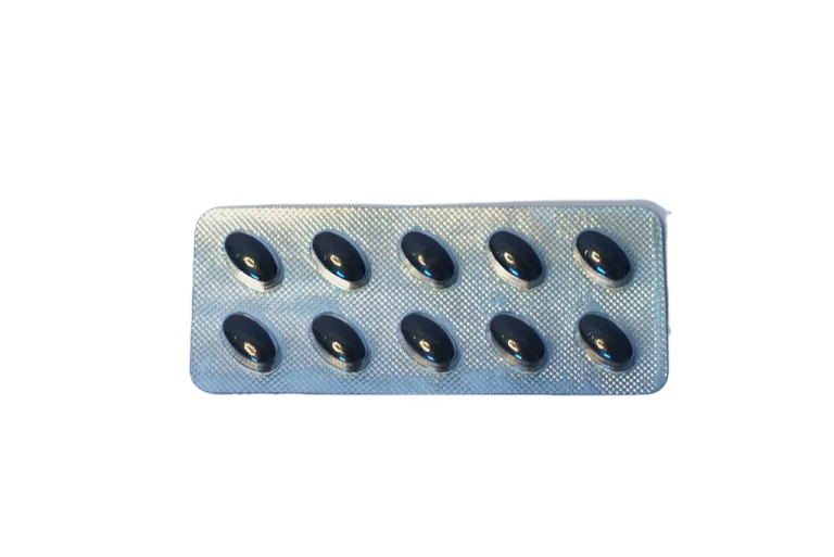 Blister Vidalista Black 80 sa deset crnih ovalnih tableta
