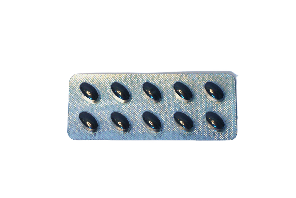 Blister Vidalista Black 80 sa deset crnih ovalnih tableta