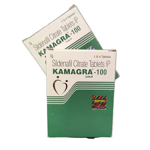 Dve kutije Kamagra Gold 100 mg, sildenafil citrate tablete, pakovanje 1 x 4