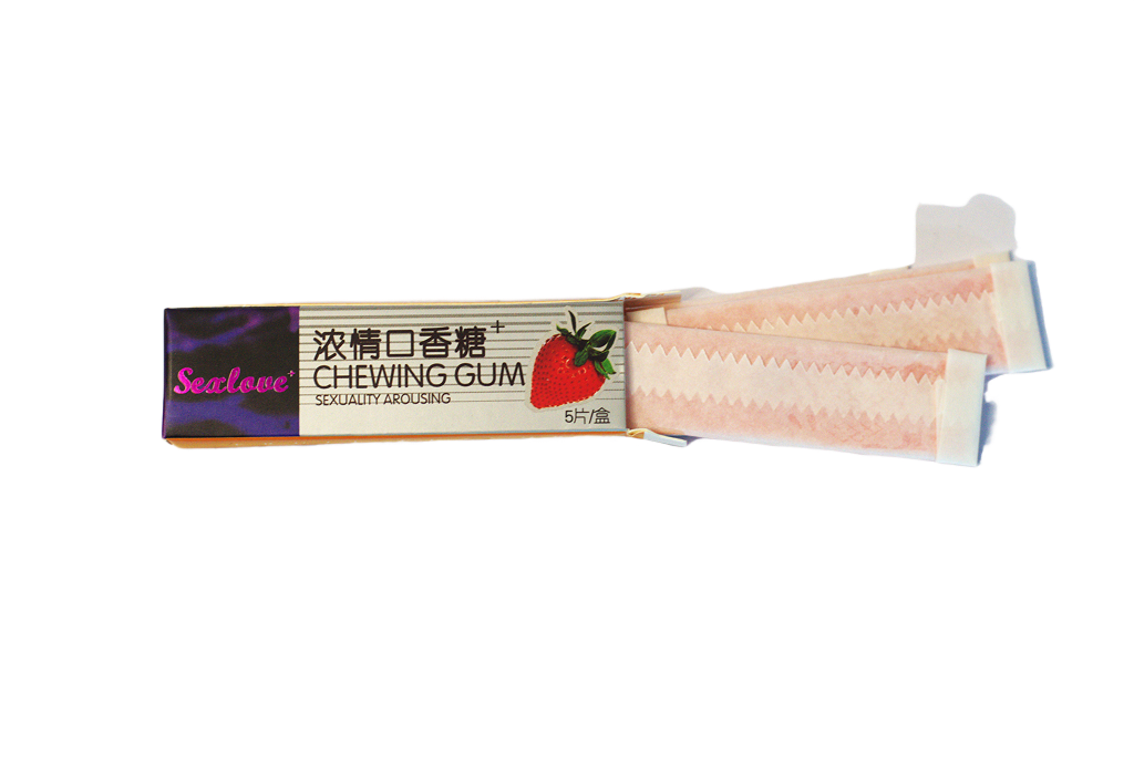 Otvorena kutija Sealove Chewing Gum sa žvakama koje izlaze napolje
