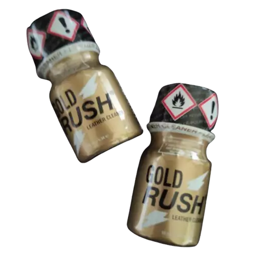 Dve zlatne bočice Gold Rush Leather Cleaner 10 ml